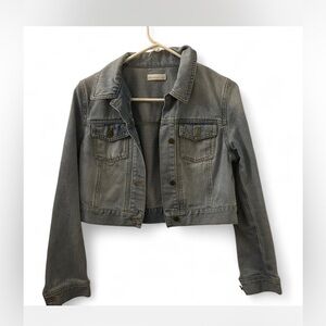 Kookai Denim Cropped Jacket
